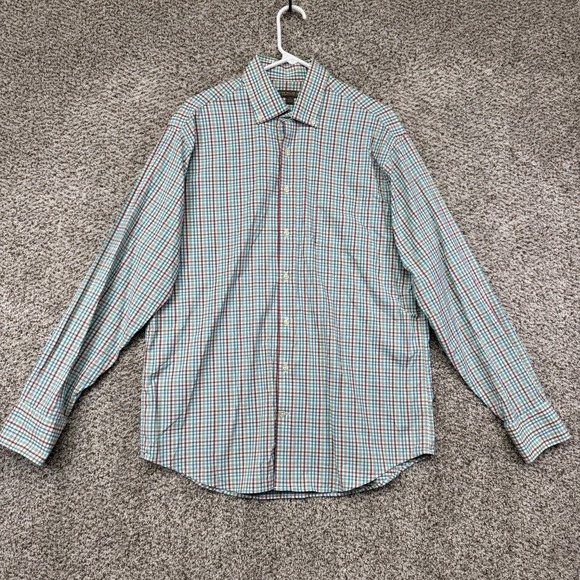 Peter Millar Other - Peter Millar Shirt Mens Large Summer Comfort Performance Long Sleeve Button Down